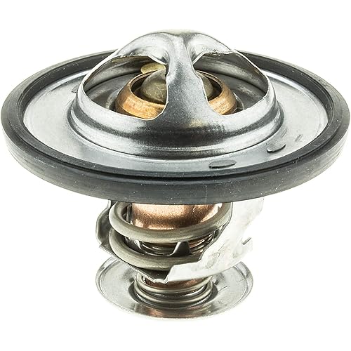 MotoRad 427-180 Thermostat - Nissan Altima (02-18) Rogue (08-20) Frontier (05-19) Rogue Select (14-15) Sentra (02-12) Pathfinder (14-15) Murano (16), INFINITI QX60 (14-17), Suzuki Equator (09-12)