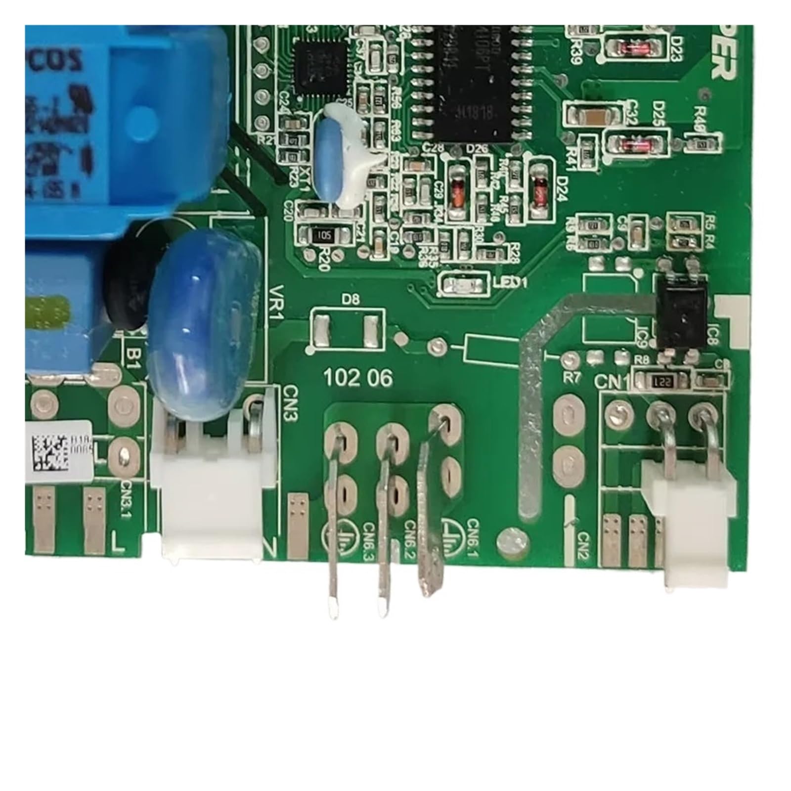 Tablero de refrigerador solo pieza de tablero sin carcasa | Placa 102-06-Y18-A 52-D-V611 Placa de refrigerador de 220 V, solo pieza de placa