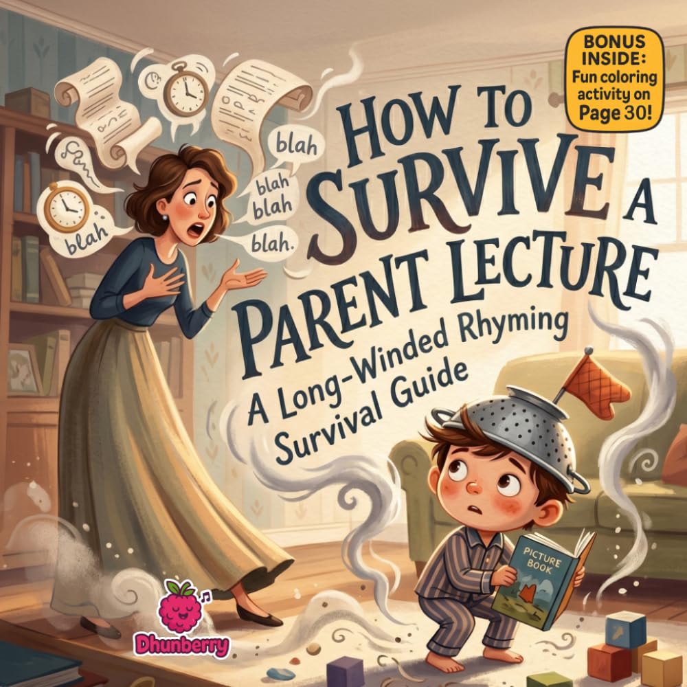 How to Survive a Parent Lecture: A Funny Rhyming Picture Book About Long-Winded Rhyming Survival Guide