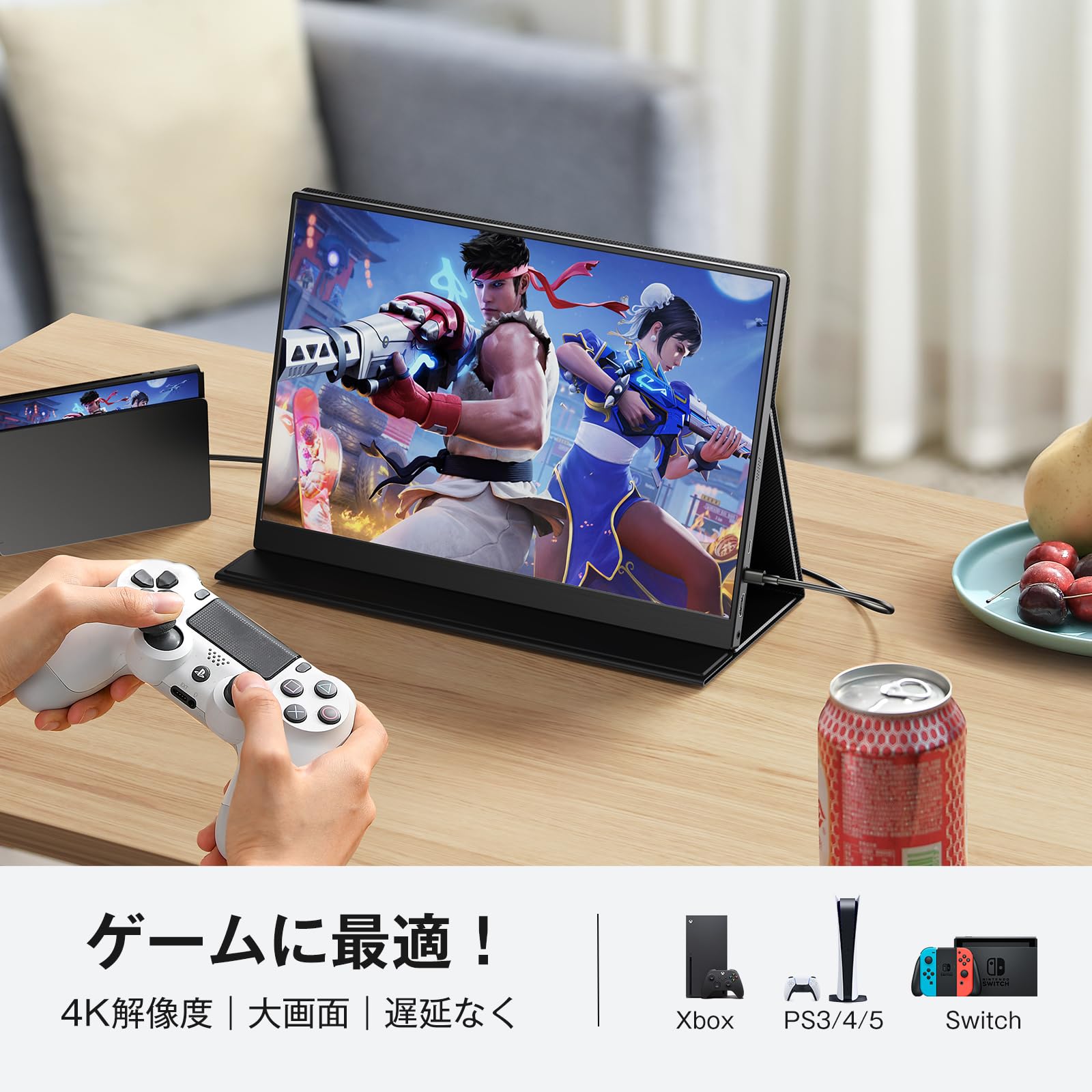 Amazon.co.jp: KEEPTIME モバイルモニター 4k モバイルディスプレイ 16