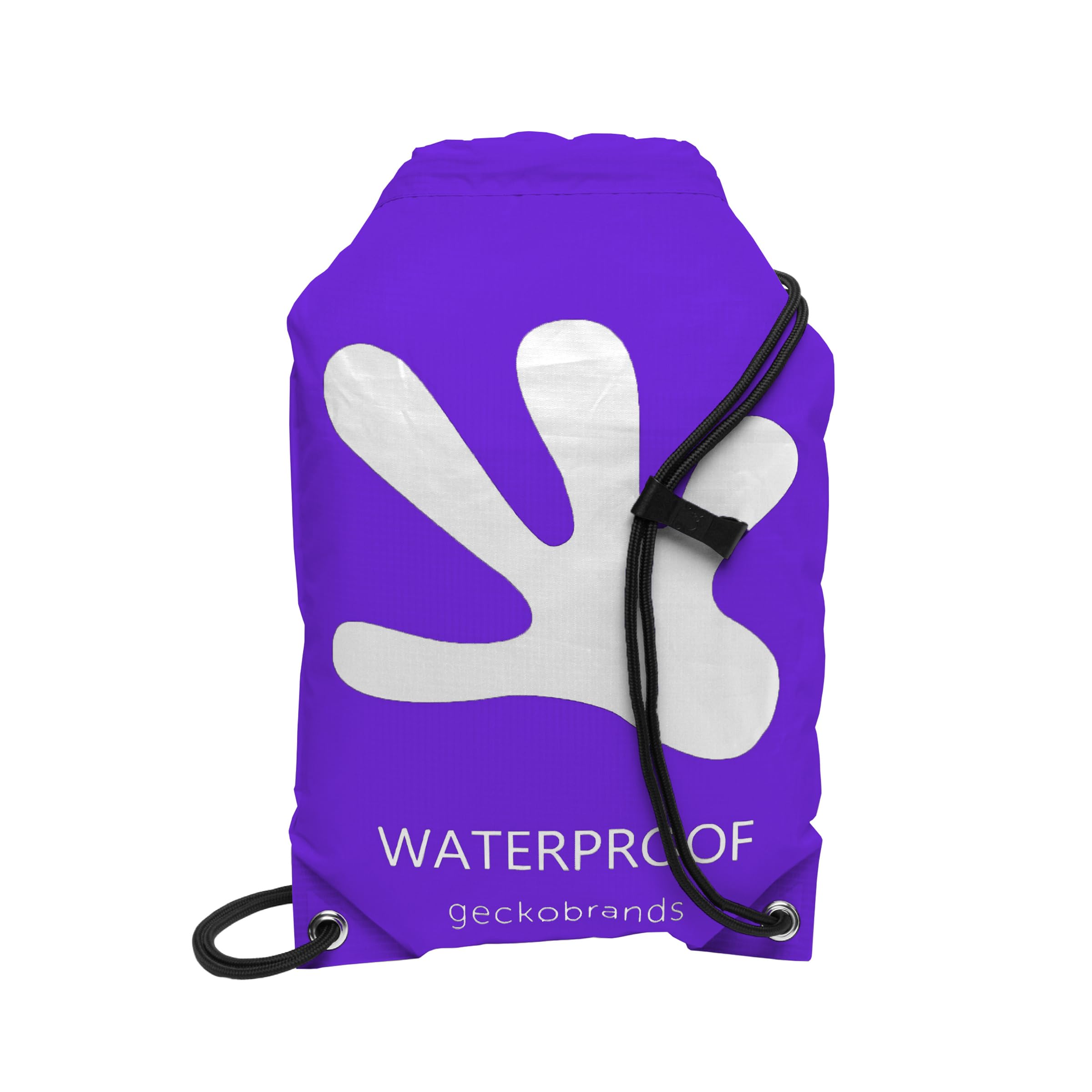 geckobrands Embark 10L Drawstring Backpack – Waterproof, Lightweight Dry Bag for Beach, Hiking, and Light Water Activities