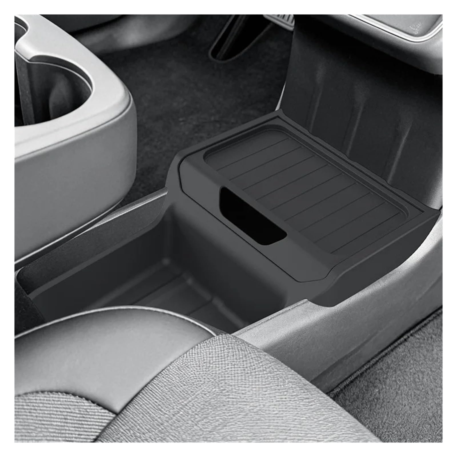Boîte d'accoudoir de voiture Convient pour le 2026 pour Tesla pour modèle Y pour la norme pour boîte de rangement console centrale gamme(B)