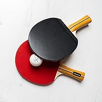 Vista 9 de PRO-SPIN Paletas de ping pong – Juego de alto rendimiento con raquetas de tenis de mesa premium, pelotas de ping pong de 3 estrellas, estuche