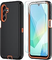 Vista 21 de Qinmay Funda para Samsung Galaxy A16 5G con protector de pantalla HD, resistente, a prueba de golpes y caídas, funda de 3 capas para Galaxy A16