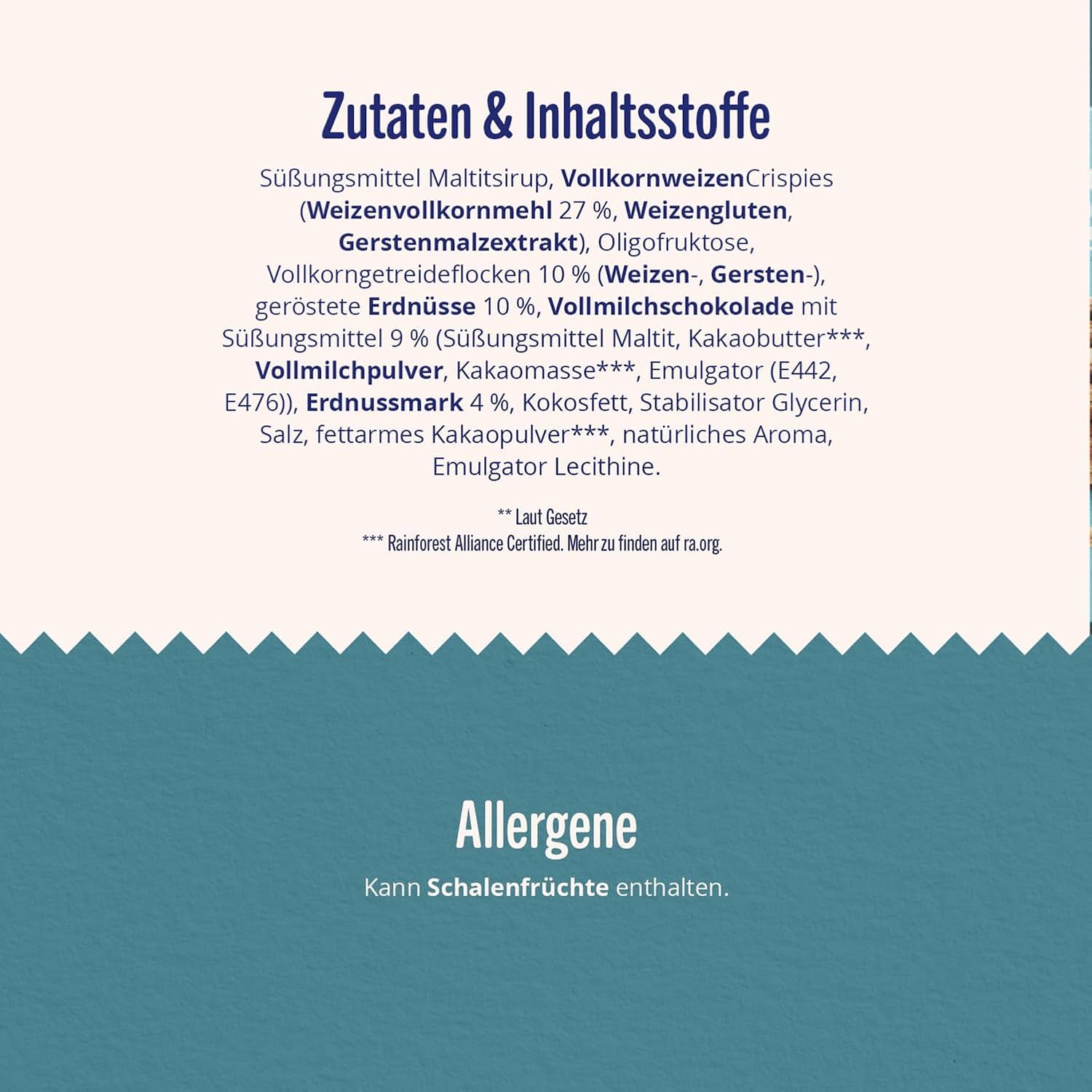 Müsliriegel Corny Free Erdnuss-Schoko | Ohne Zuckerzusatz | 74 kcal | 60 x 20 g
