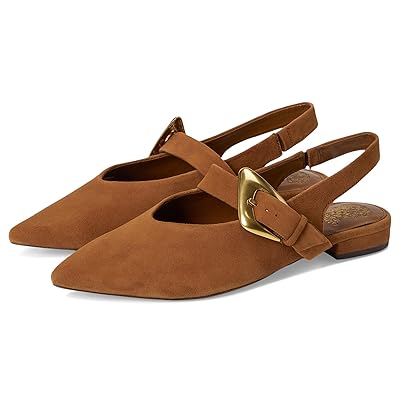 Vince Camuto Amoret Buckle Slingback Flat Mule Women