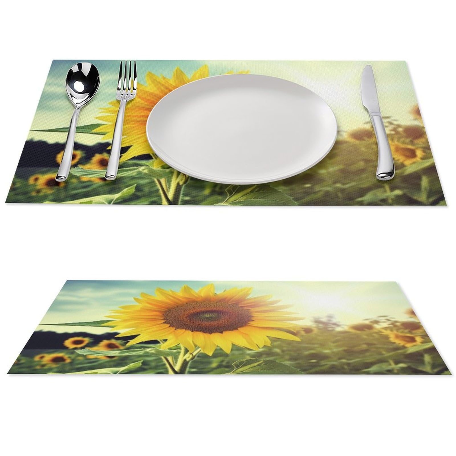 Set de table en vinyle tissé pour sublimer vos repas de famille en salle à manger