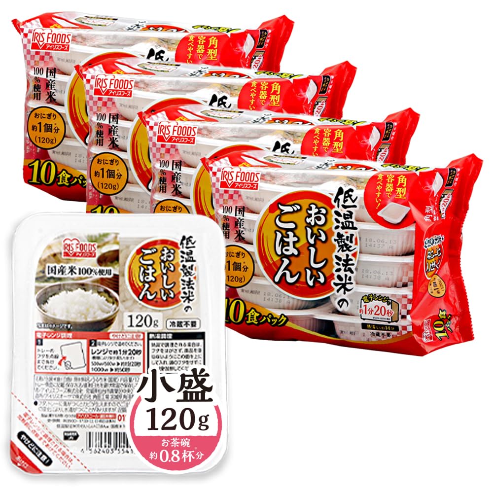 Amazon.co.jp: アイリスオーヤマ(IRIS OHYAMA) パックご飯 120g 国産米