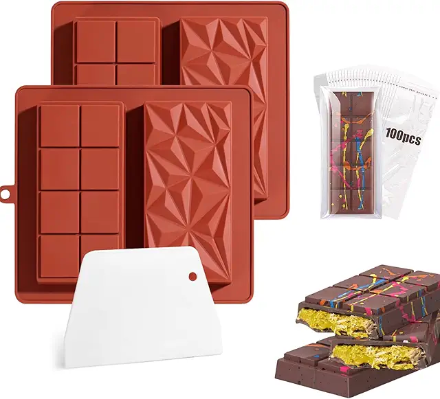 Moule à chocolat silicone pour cheveux d'ange turc et pistache Kadayif