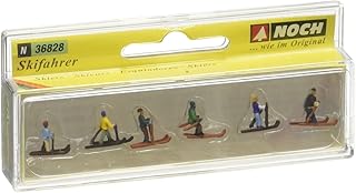 Noch 36828 Skiers 6/ N Scale Figures