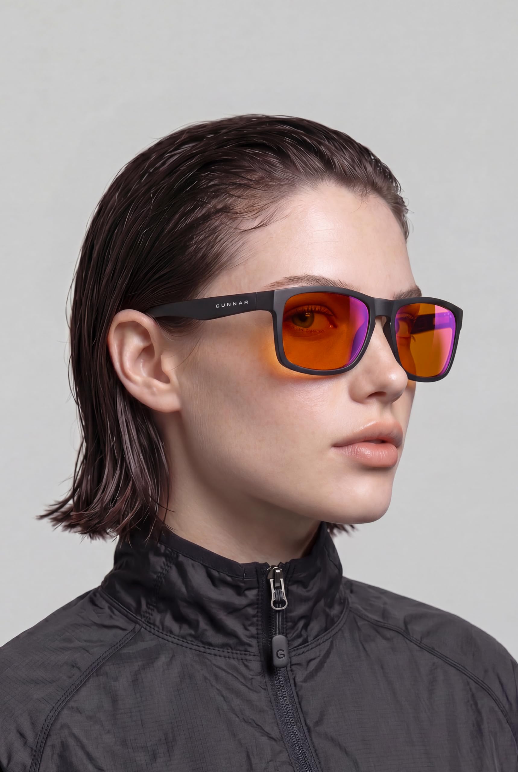 GUNNAR Gaming Glasses - Intercept Onyx Amber Max Lens - Blue Light Blocking Relieve Dry Eye product thumbnail 5