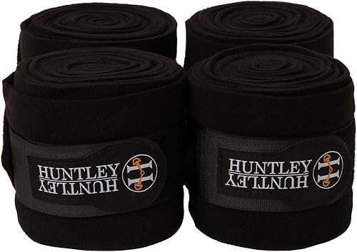 Huntley Equestrian Envolturas de polo para caballos vendaje protector de soporte de pierna para entrenamiento, ejercicio, participación - 4