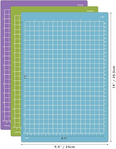 Miniatura 3 de ReArt Alfombrillas de corte para Cricut Joy Xtra - Variedad de alfombrillas 1 paquete de alfombrillas de agarre estándar, 1 paquete de alfombrilla