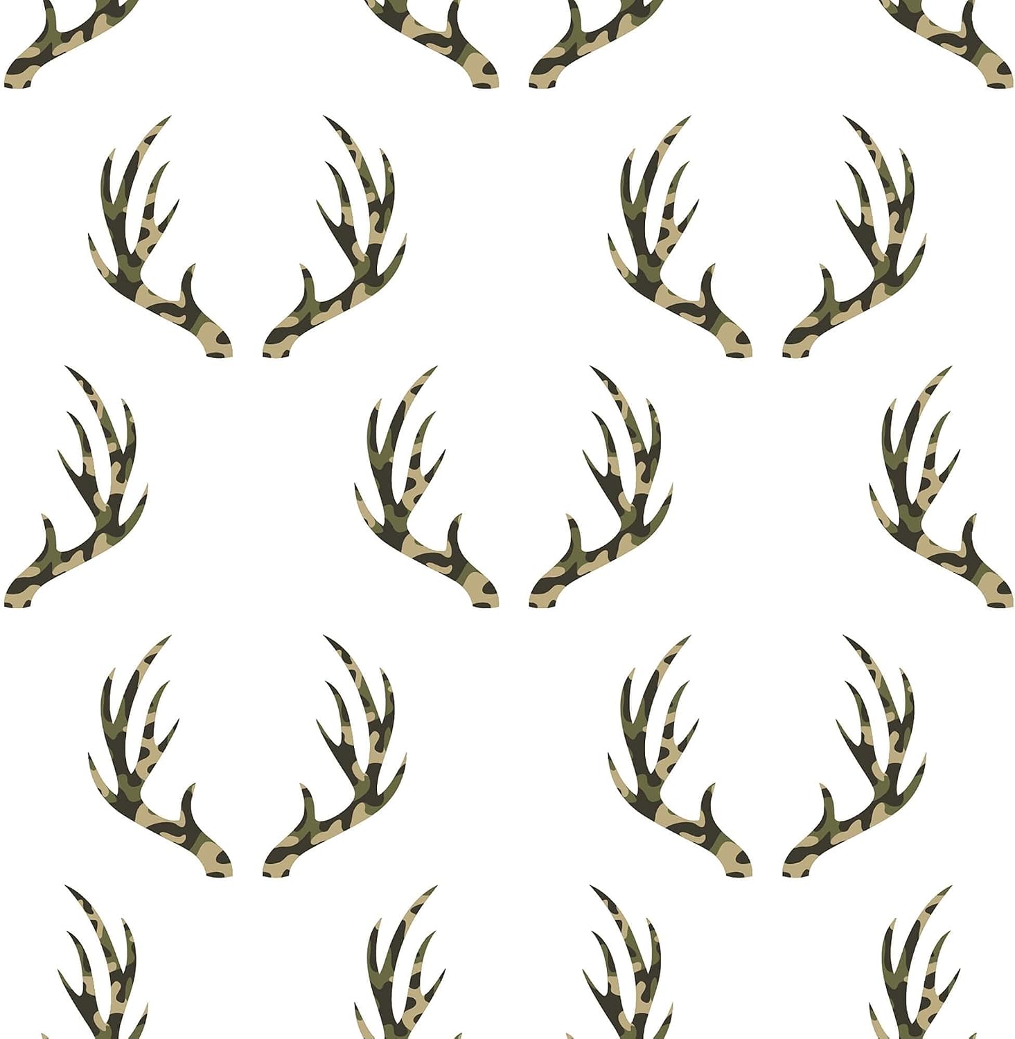 SpeedWallpaper Green Deer Peel and Stick Removable Wallpaper 8350