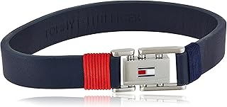 Jewelry Braccialetto da Uomo in Pelle Blu Navy 2790226S