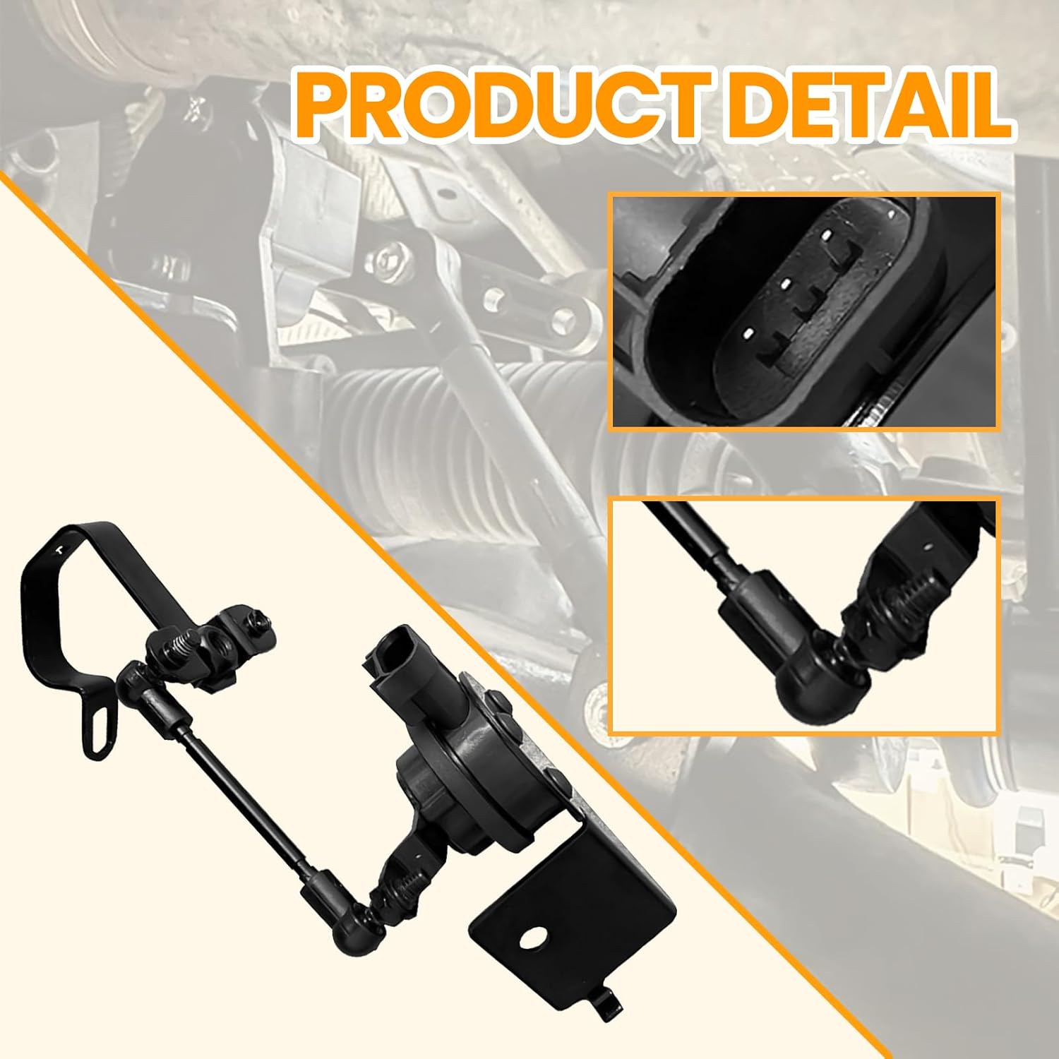 MILLISEC Rear Left Suspension Ride Height Level Sensor Compatible with 2015-2020 Cadillac Chevy GMC Car Height Sensor OE Replace# 23152100