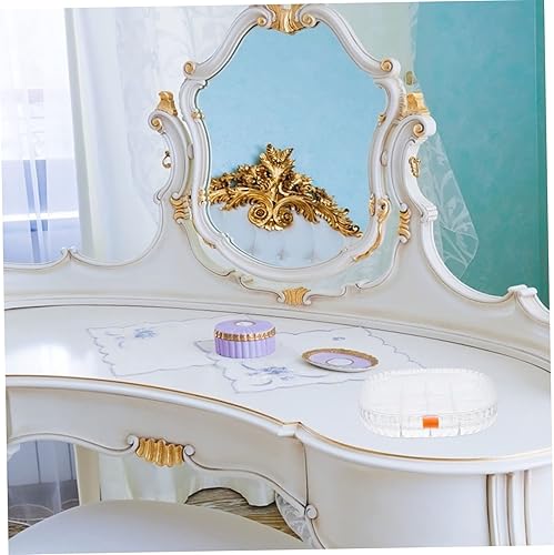 Miniatura 8 de Didiseaon caja de joyería transparente organizador de joyas bandeja organizadoras contenedor de almacenamiento de joyas pequeño organizador de