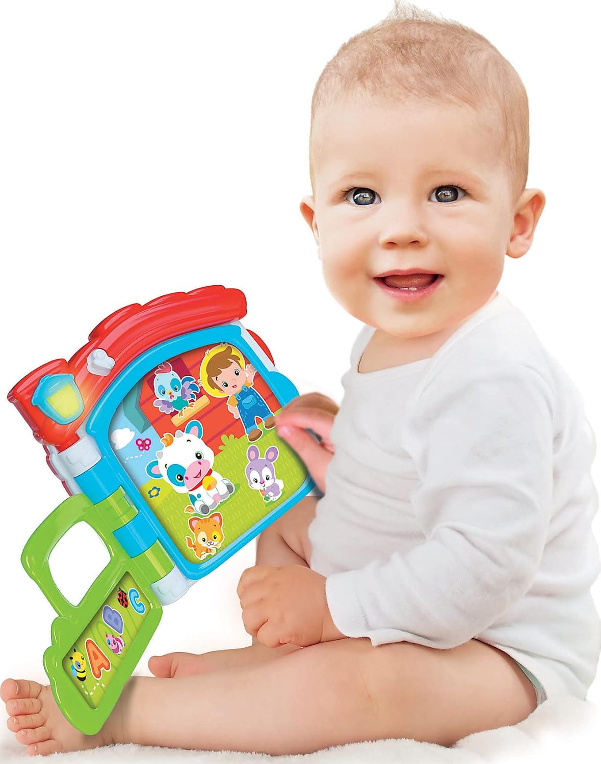 Clementoni 17652 Baby Book Farm for Baby 10+ Months