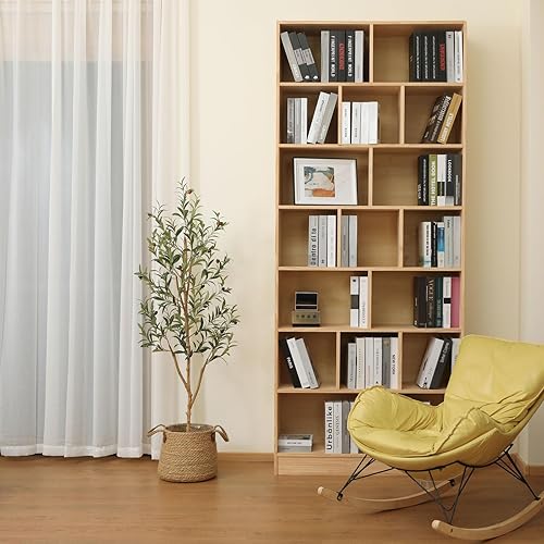 Miniatura 8 de Kazeila Árbol de olivo artificial de 5 pies de alto, planta de seda sintética para decoración del hogar y la oficina en interiores con tronco de