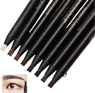 【人気】マチェーテ アイブロウペンシル、ハードコアアイブロウペンシル、スレッドアイブロウペンシル、ペンシルアイブロウペンシル。防水性と耐汗性、自然で長持ち、にじみにくく色褪せない、初心者とプロのメイクアップ アーティスト向けのユニバーサルアイブロウ ペンシル-04#ブラック