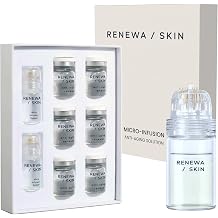 RenewaSkin Micro Infusion Facial System | Each applicator infuses 1 serum into skin 4 serums for topical use between treatments complete at-home facial care kit