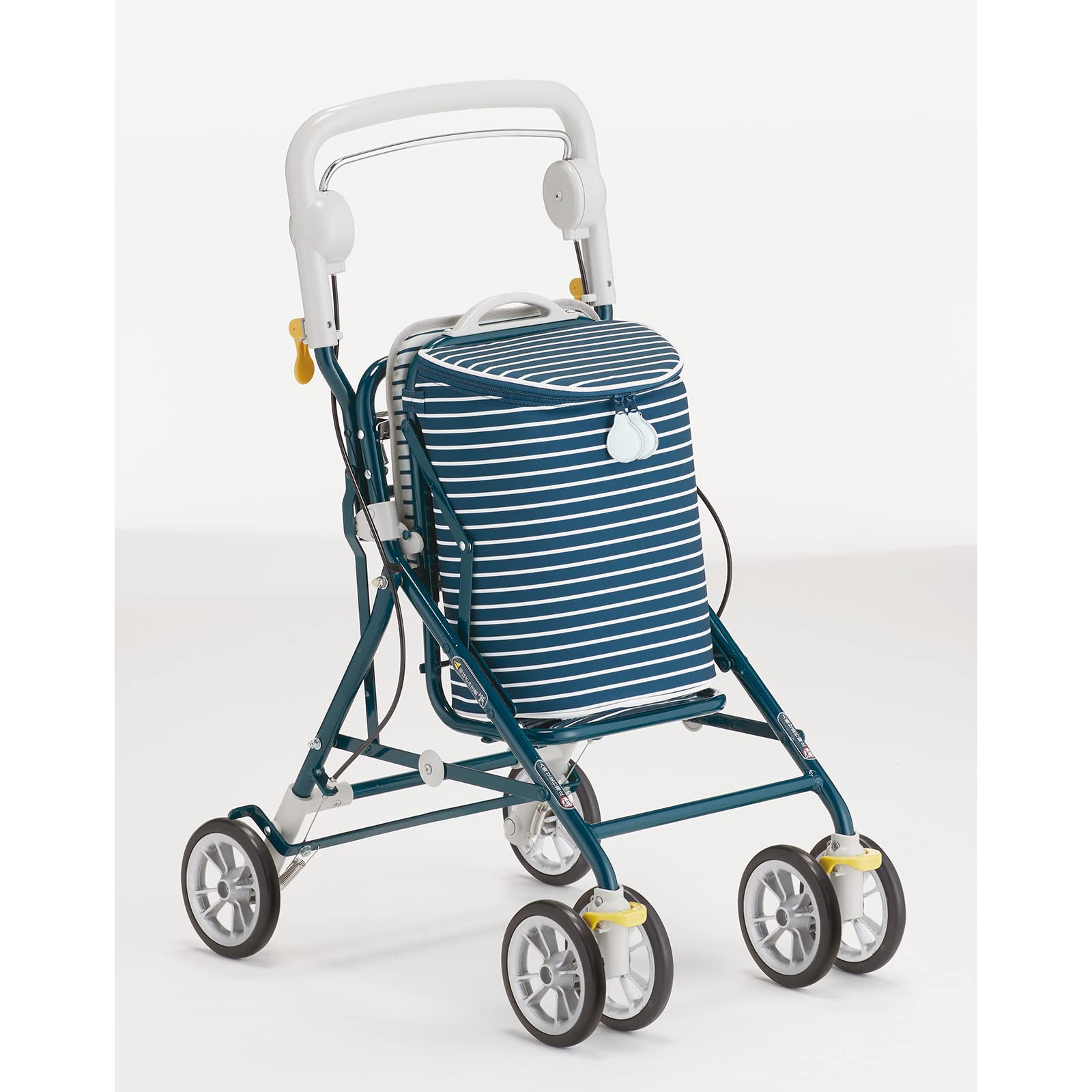 03 フランスベッド おしゃれシルバーカー ラクティブ ブルー （Amazon 