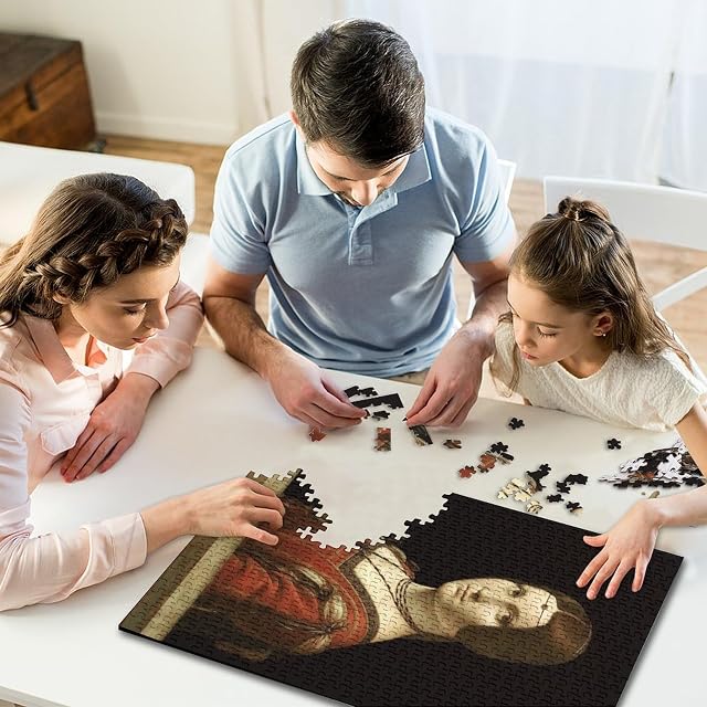 Foto 6 de 7 de Leonardo Da Vinci Puzzle 1000 Piezas, Rompecabezas Adultos, Puzzle Madera, Juguetes Adolescente