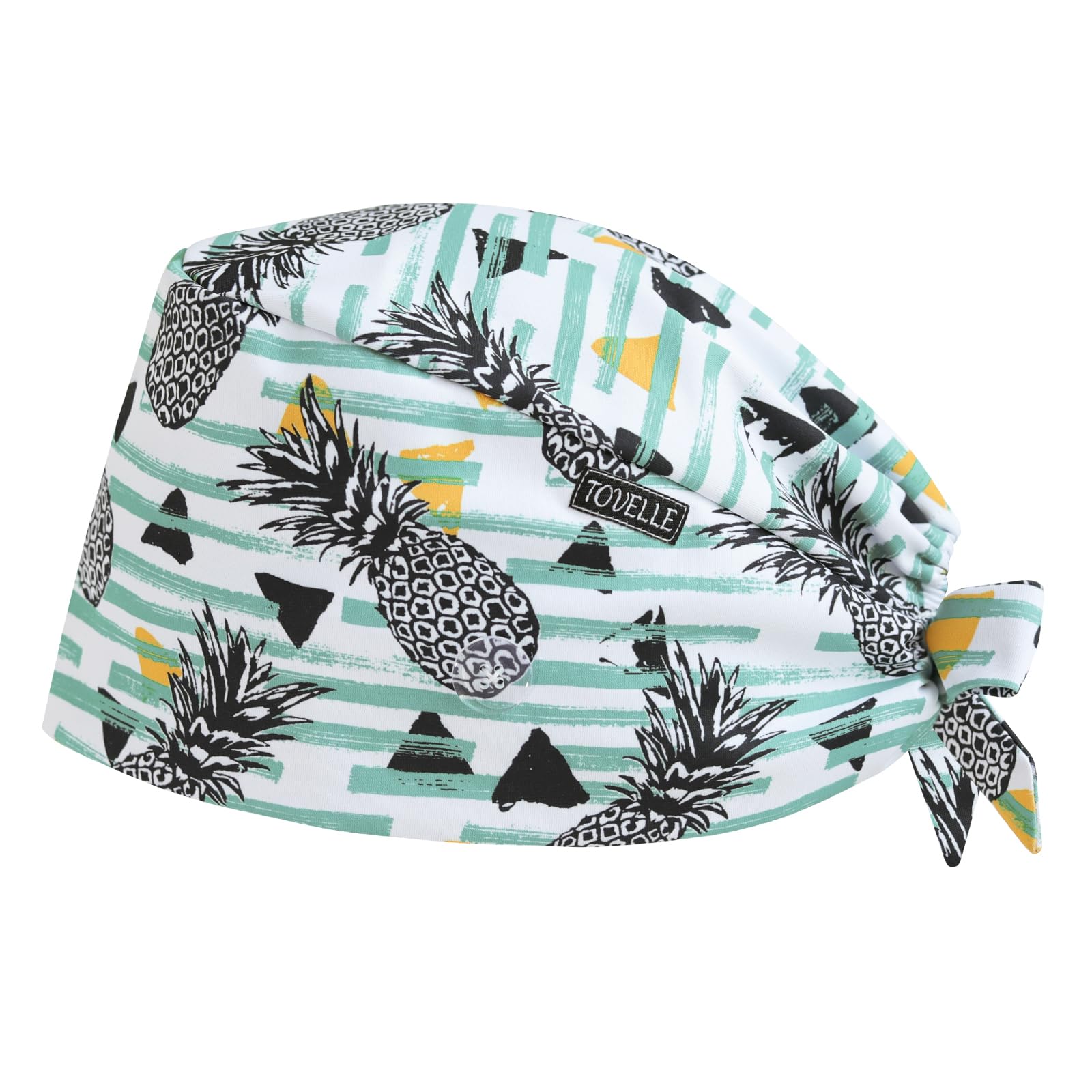 Scrub Caps for Women with Buttons, Classic Surgical Caps