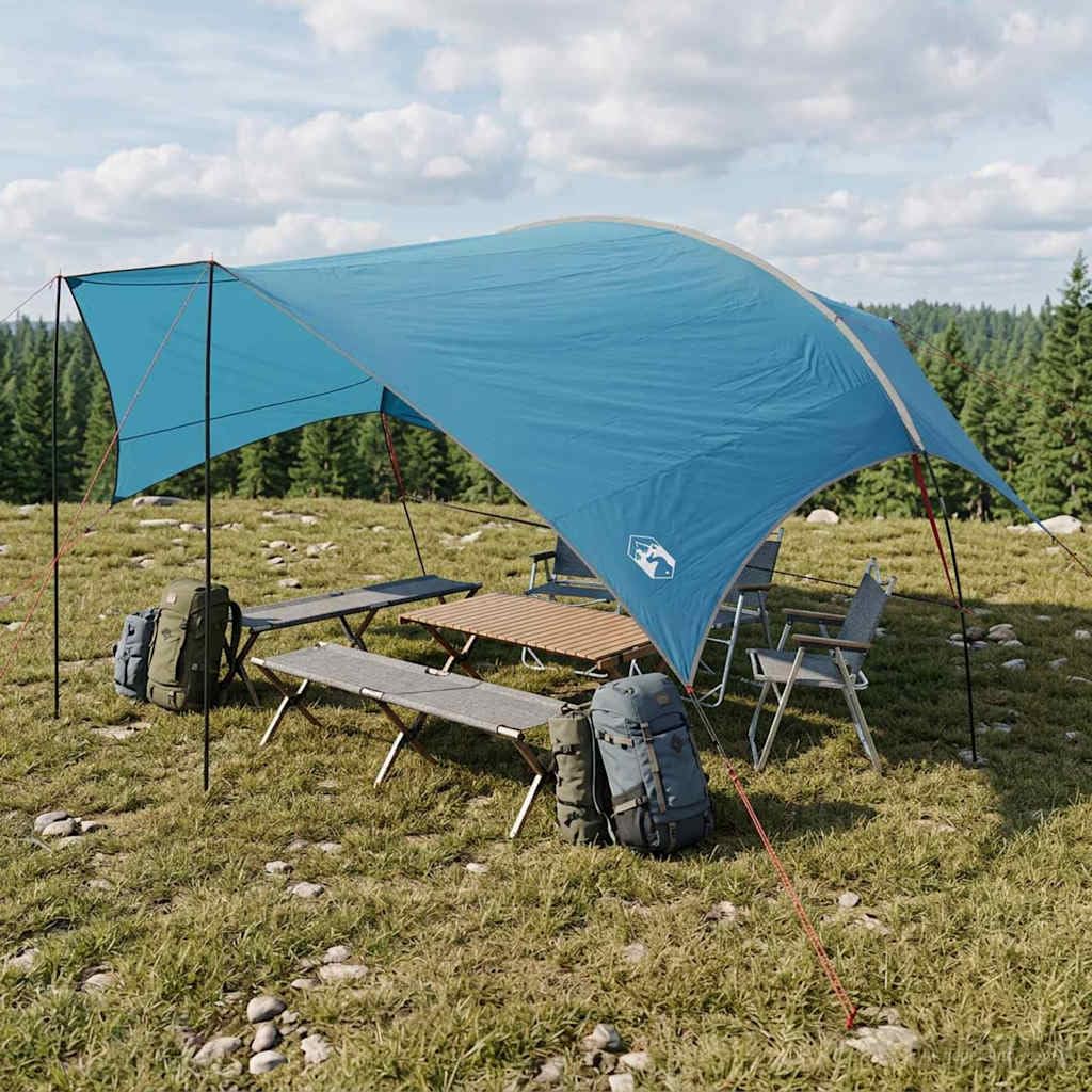 Tarp Camping Wodoodporny Zielony 690 x 580 x 255 cm
