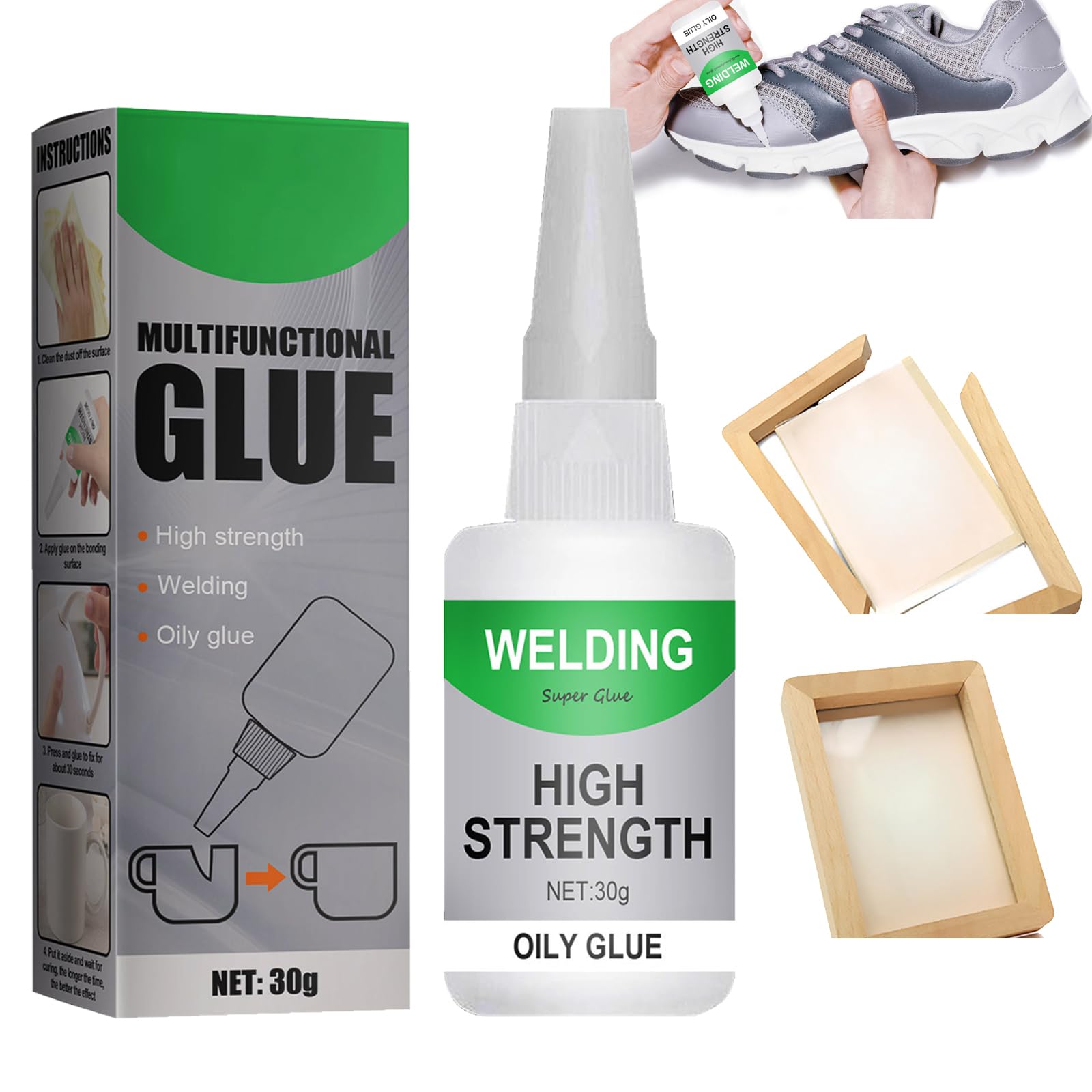 KOAHDE Pegamento Aceitoso Multiusos,Pegamento Aceitoso De Alta Resistencia,Pegamento Aceitoso Universal,Pegamento De Fuerza De Soldadura,Superpegamento Universal Uniglue Fuerte,Pegamento De Soldadura