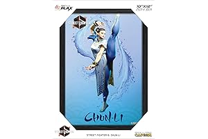 Level Up Labs Pixel Frames PLAX: Street Fighter 6: Chun-Li - 3D Framed Lenticular Poster