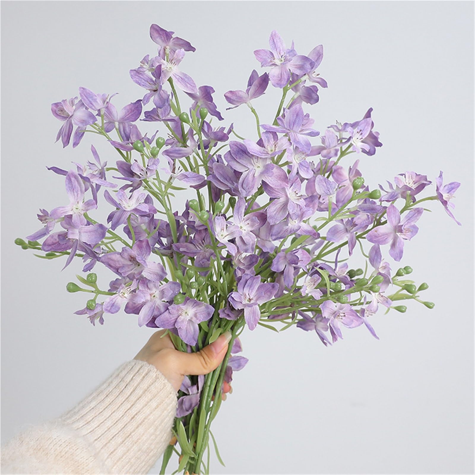 Künstliche Delphinium 10 Stück künstliches Delphinium