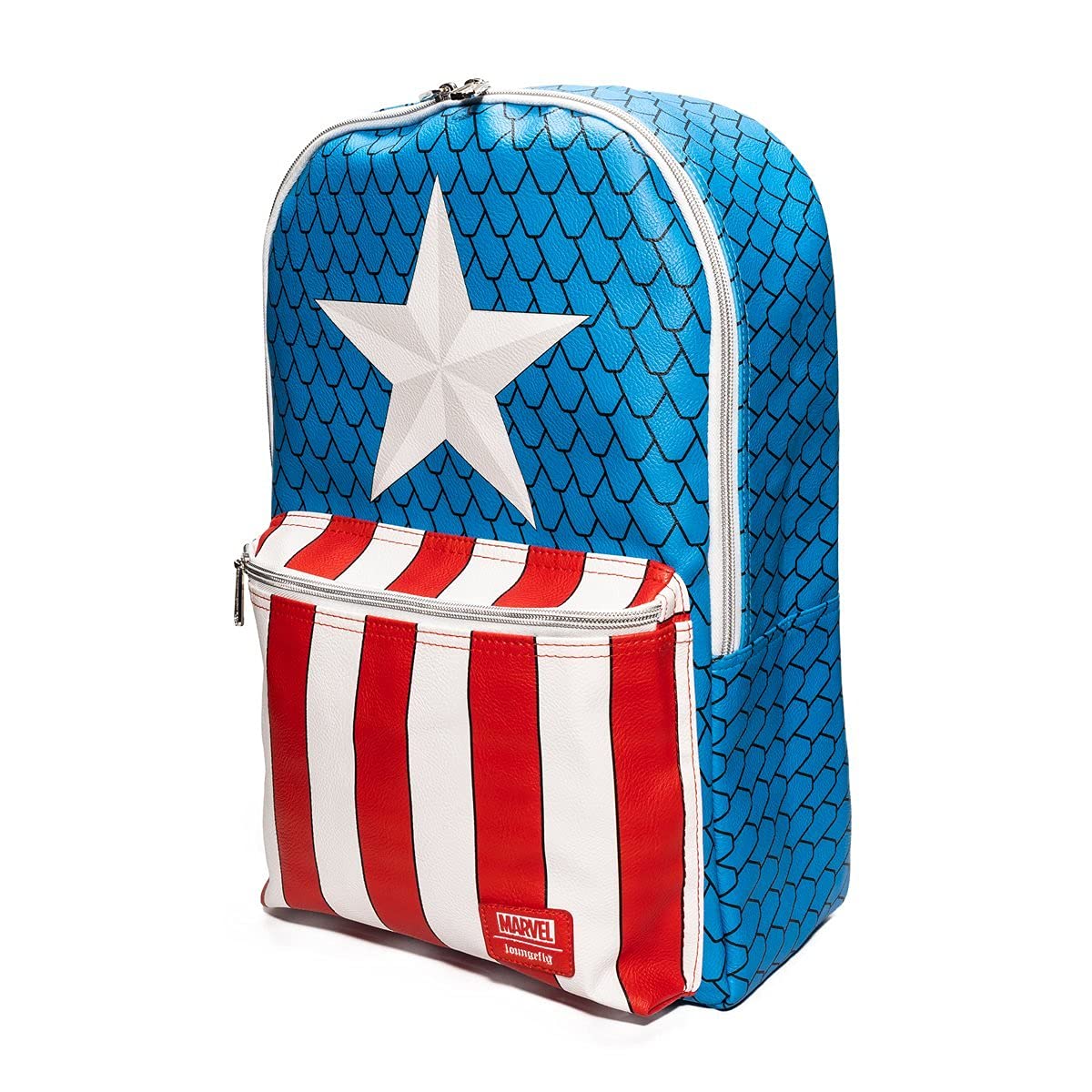 Loungefly Captain America Backpack with Pin Exclusive