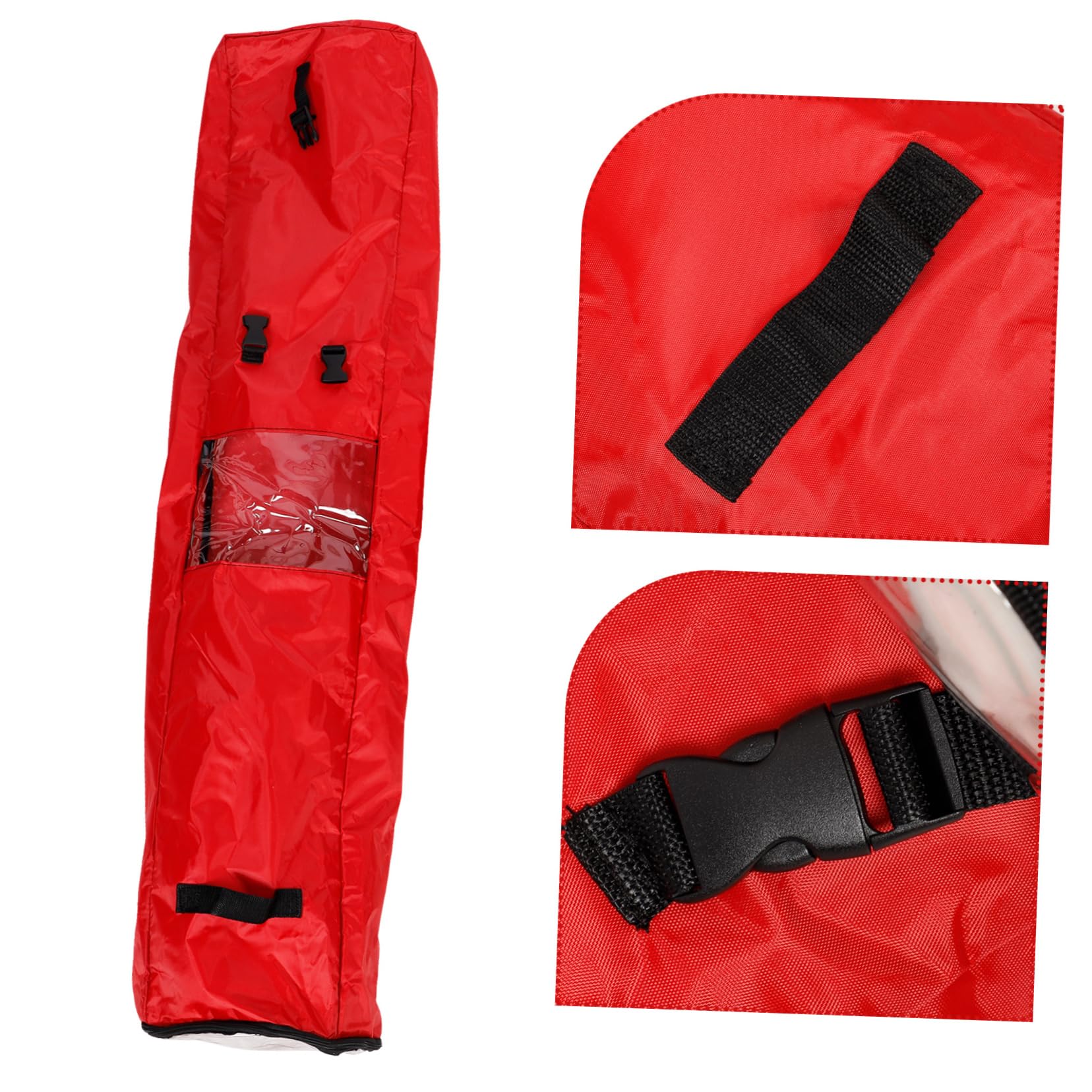 Zerodeko Aufbewahrungstasche für Geschenkpapier Leichter Organizer mit Verstärktem Boden Reißfestem Material und Reißverschluss Inklusive Abnehmbarer Tasche für Bänder Schleifen und Zubehör