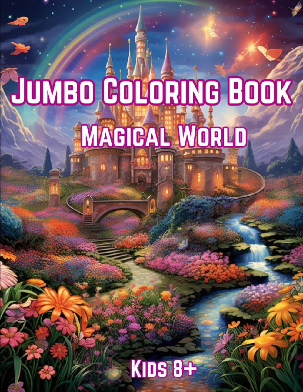 Jumbo Coloring Book: Magical World Kids 8+: Risse, Anna Louise ...