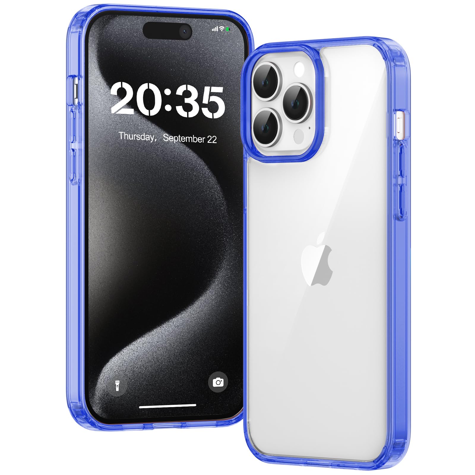 Clear Case for iPhone 15, Ultra Thin, Shockproof TPU Cover, Anti-Yellowing, Crystal Clear, Phone Case for Apple iPhone 15 - Clear — view 185