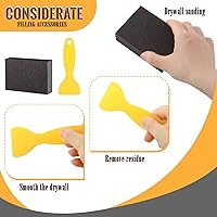 Vista 4 de Juego de 26 bolígrafos de pintura de retoque recargables, kit de reparación de pared rellenable para retoques interiores a paneles de yeso