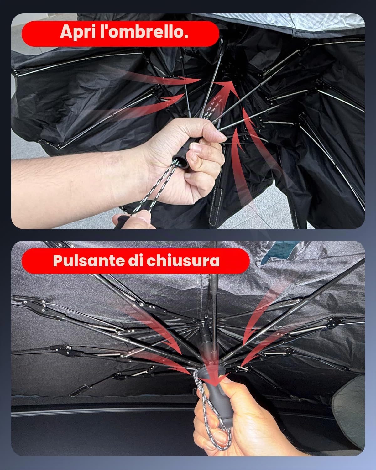 [2026 nuovo aggiornamento] Parabrezza Parasole Compatibile con v-w t/roc 2025-2026 Upgraded protezione solare per parabrezza, protezione UV, con custodia