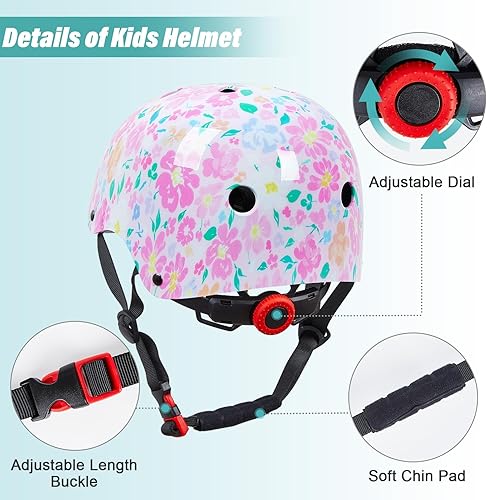 Miniatura 98 de Bienbee - Casco para niños pequeños, casco de patineta para bicicleta, equilibrio, bicicleta, scooter, para niñas y niños de 1-3-5-8-14 años