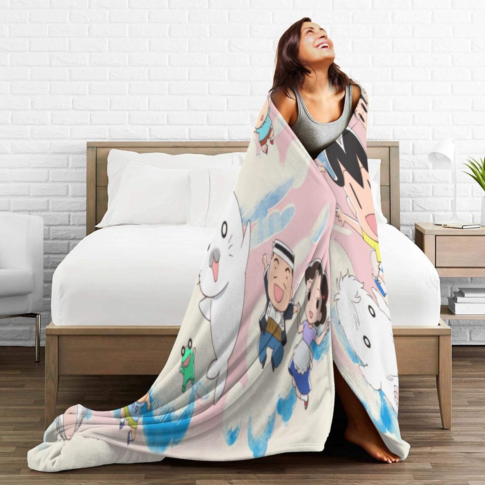 少年アシベ ごまちゃん クレヨンしんちゃんシロ コラボ ブランケット シロゴマ あったかブランケット | 双葉社 |本 | 通販 | Amazon