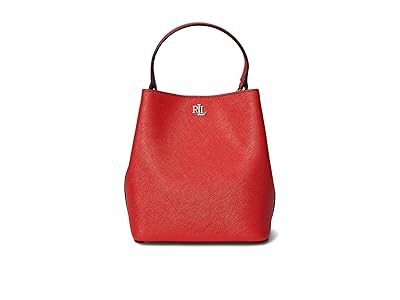 Lauren Ralph Lauren Crosshatch Small Reese Bucket Bag Cross Body Women