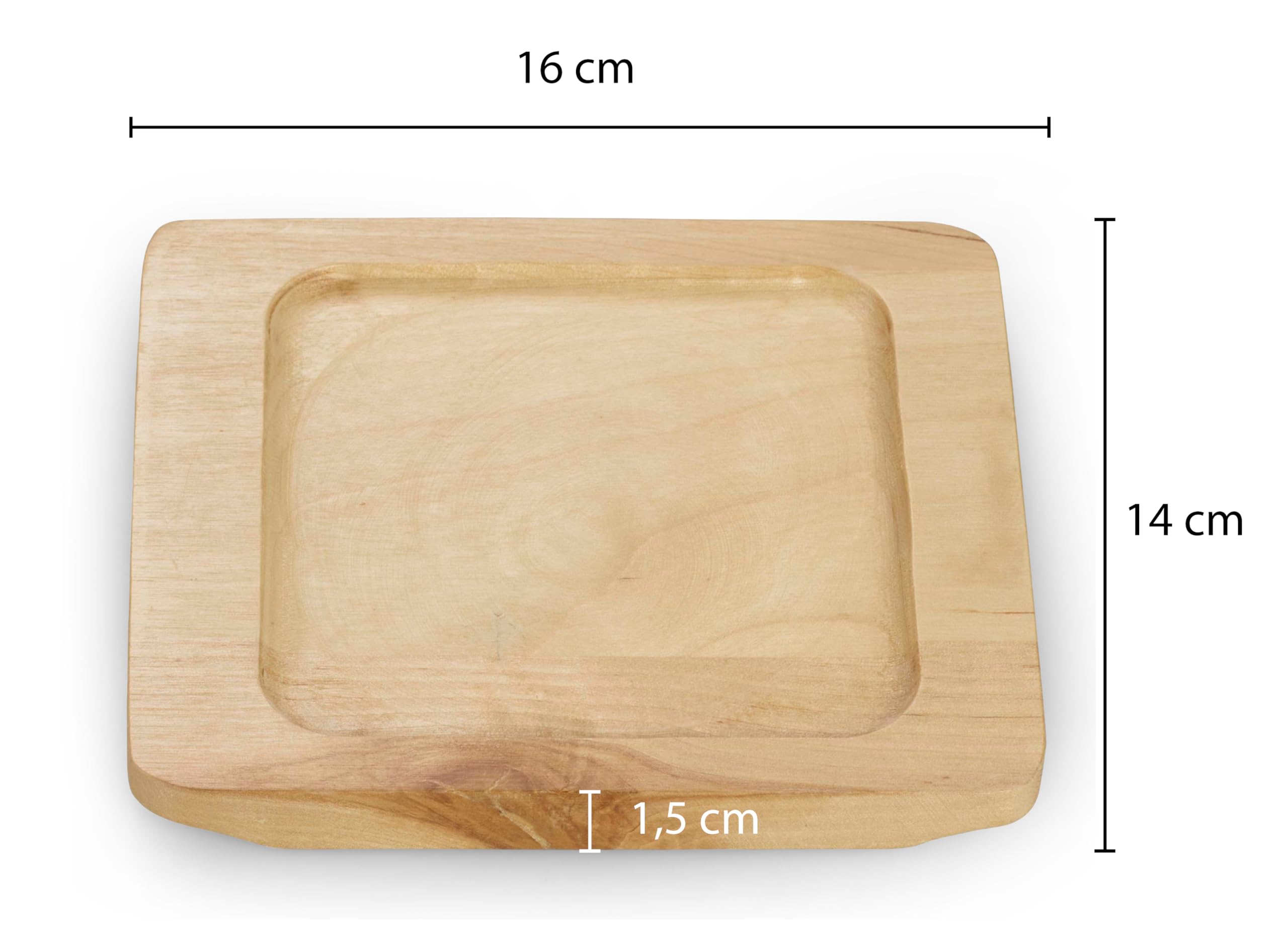 ECHTWERK Servierpfannen Set aus Gusseisen, Quadratische Auflaufform mit Servierbrett, Grillstreifen, Bereits eingebrannt, Für Backöfen, Grill und BBQ geeignet, Ideal zum Servieren, 4tlg