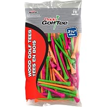 Pride Golf Tee, 3-1/4 inch Deluxe Tee, 75 Count
