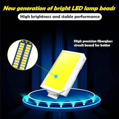 Miniatura 10 de Yonput Auto DE3175 - Bombilla LED para automóvil, 1.220in, 1.22 pulgadas, DE3021 DE3022 DE3023 6428 6430 7065, bombilla LED festoon de 6000 K, color