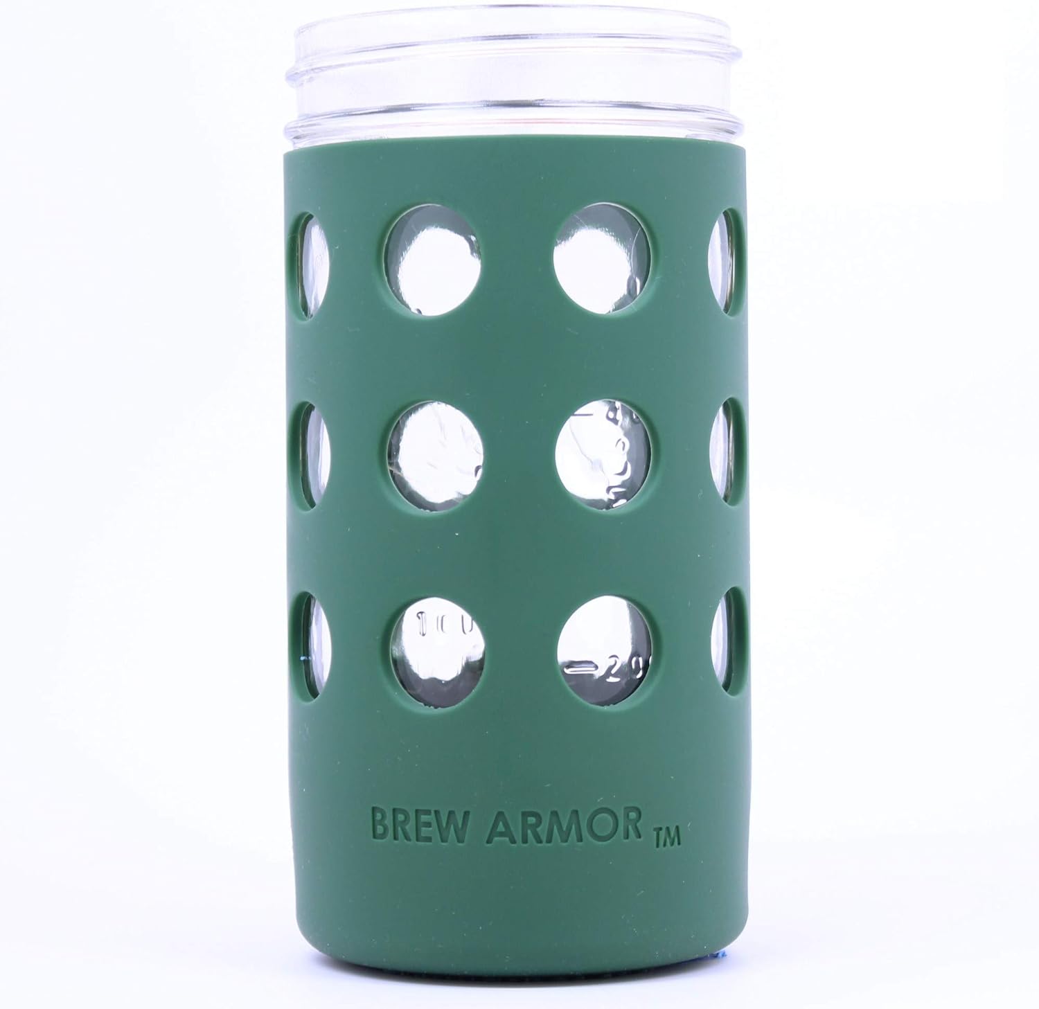 Silicone Mason Jar Protector Sleeve (2 Pack) Fits Ball