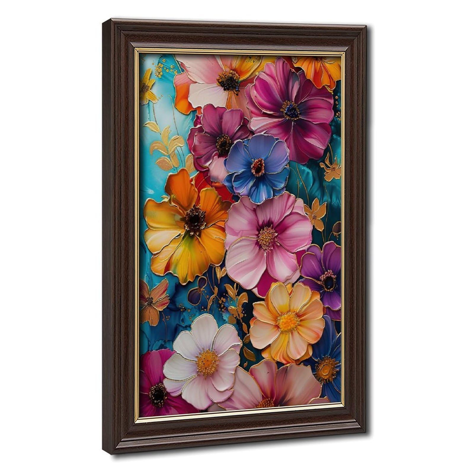 Bareronor Botanical Flowers Canvas Poster Bedroom Decor Landscape Office Room Decor Gift 20" L X 30" W