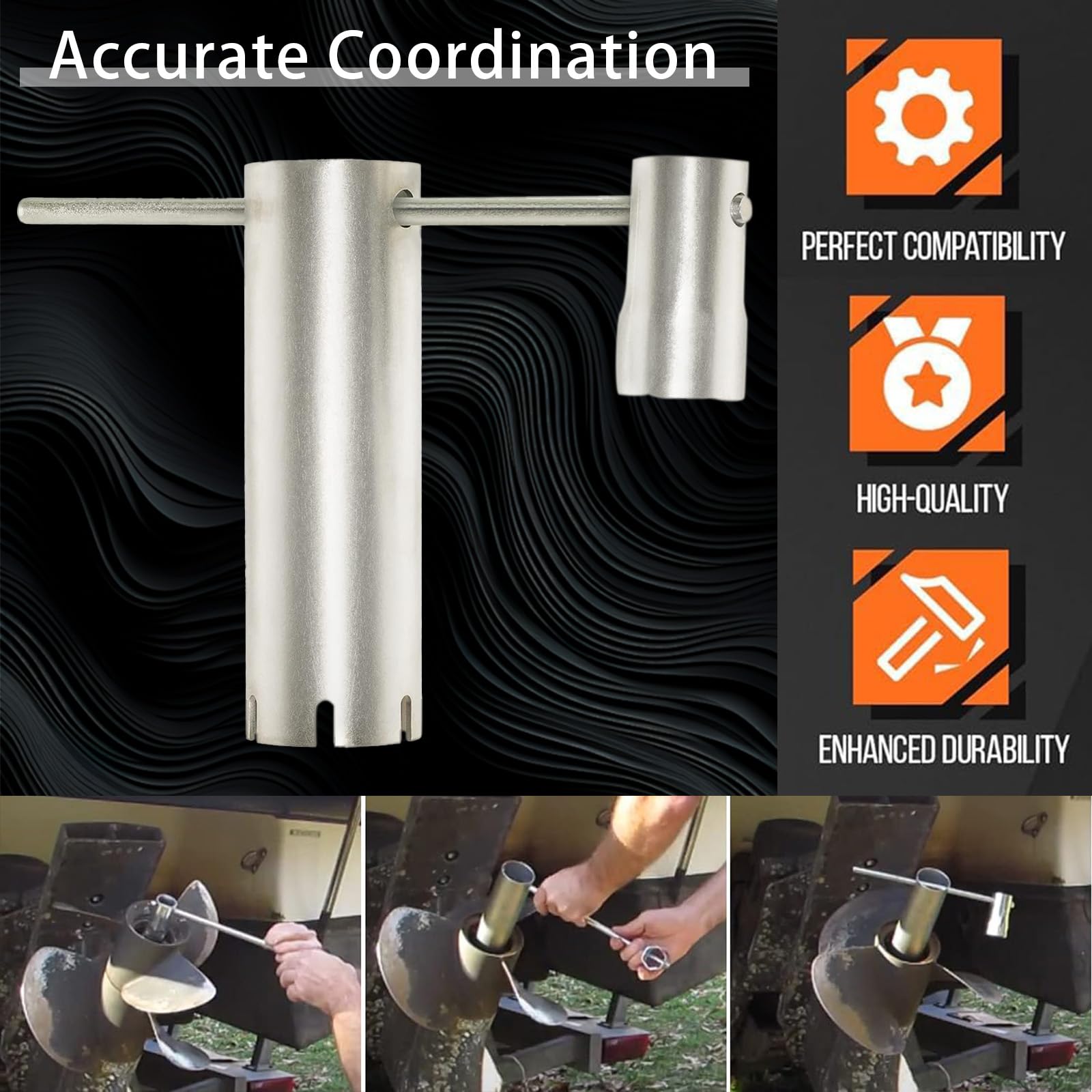 Propellerschlüssel für Volvo Penta DPH/DPS Duoprop Antriebe, Passend für D, F, FH, I, IH Serien, Montage & Demontage Werkzeug, 3855516 Duo/Twin Prop Tool Kit