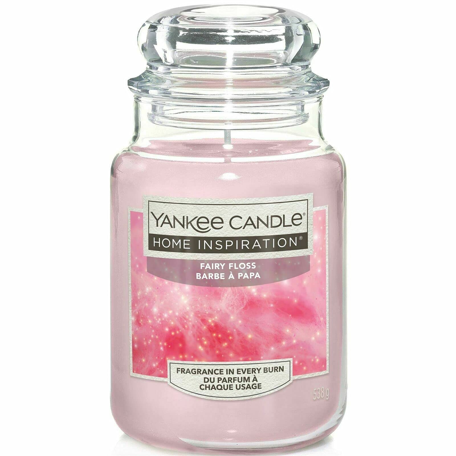 Yankee Candle, Candela esclusiva "Home Inspiration" (Fairy Floss, grande)