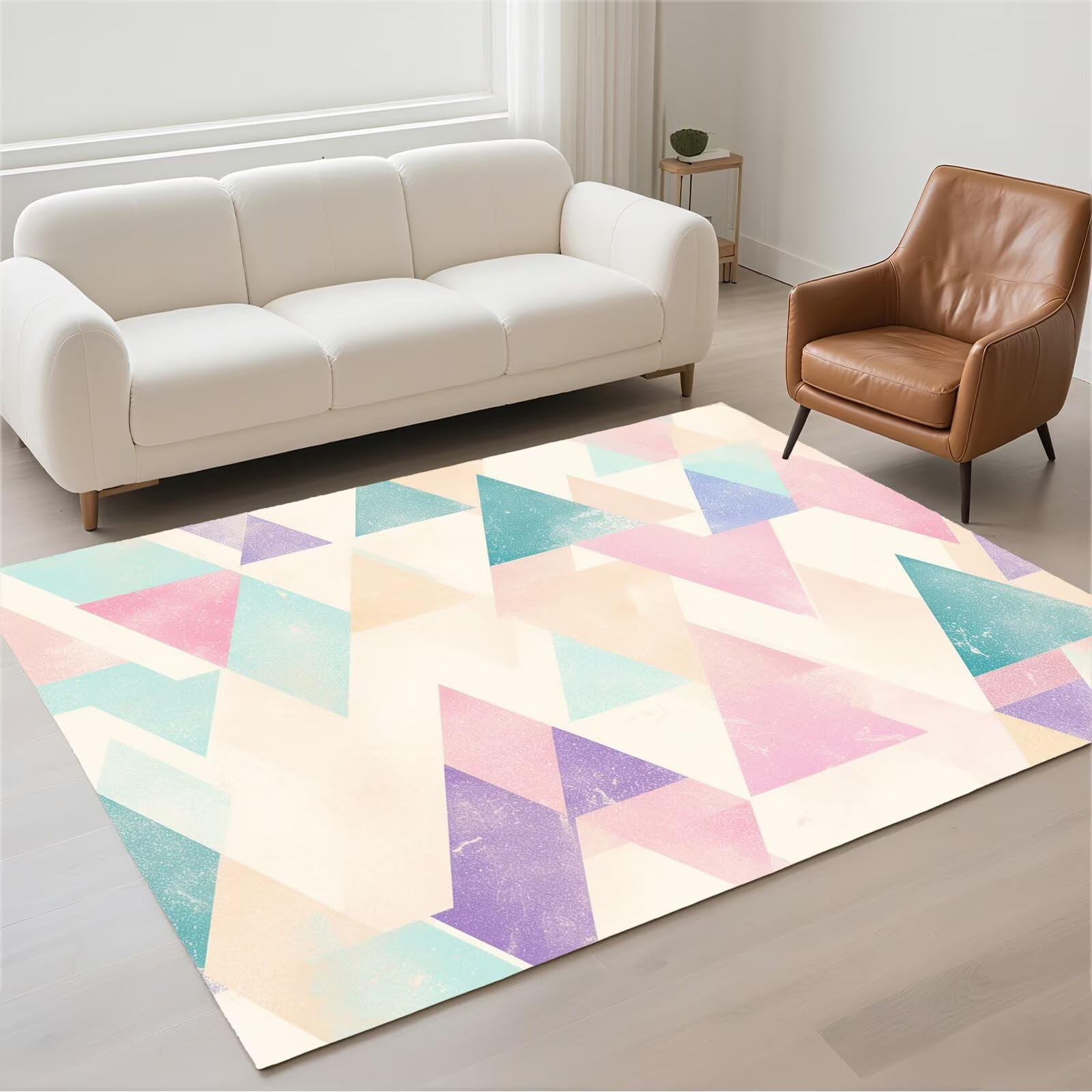 Tapis salon imperméable 80x120cm lavable en machine pour une cuisine ou une chambre moderne