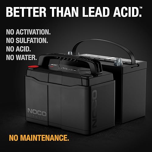 Miniatura 4 de NOCO Litio NLX31 batería de litio LiFePO4 de 12 V, doble propósito, ciclo profundo de 120 Ah + batería de arranque del grupo 31 de 1600 A, para